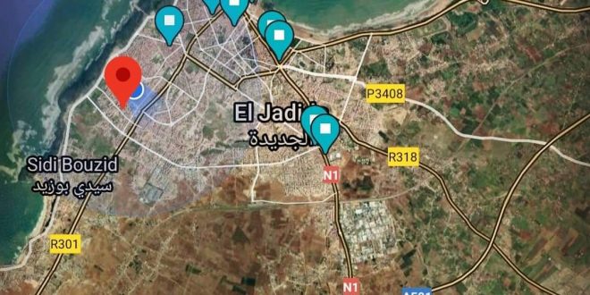 مدينة الجديدة : اطلاق خريطة تفاعلية عبر تطبيق Google maps من طرف شاب في محاولته مساعدة المحتاجين