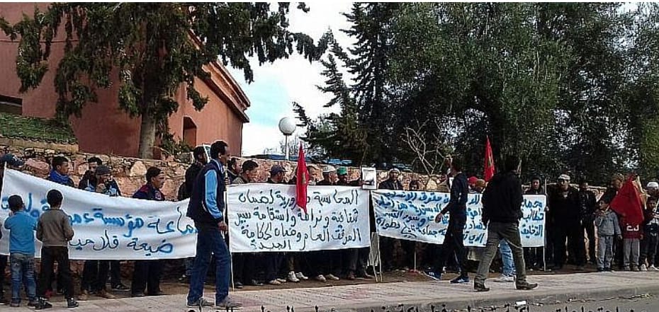 الطريق الجهوية رقم 210 الرابطة بين دمنات ومراكش عبر تيديلي فطواكة تجر رجل من المشيخة الى الموت