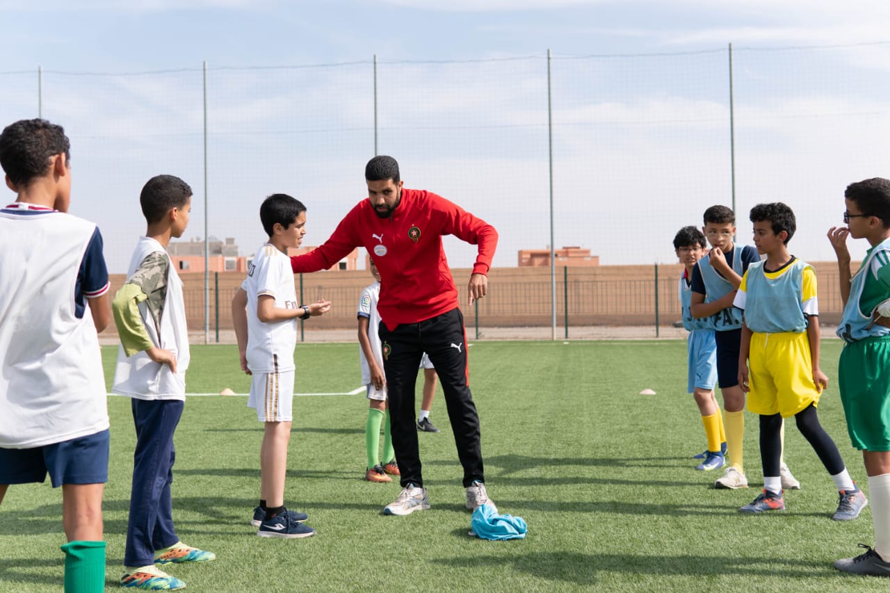 مهرجان رياضي لكرة القدم القاعدية بتارودانت واختبار ديبلوم D