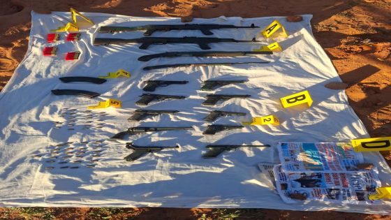 المكتب المركزي للأبحاث القضائية يتمكن من تحديد قاعدة الدعم اللوجيستيكي بالأسلحة والذخيرة الموجهة لأعضاء الخلية الإرهابية