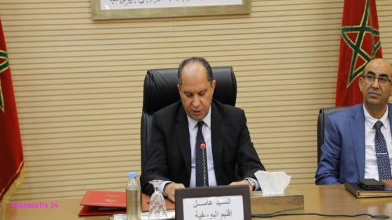 عامل عمالة اليوسفية في قلب الحدث