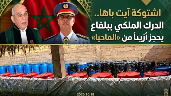 اشتوكة آيت باها.. الدرك الملكي يحجز أزيد من 20 طنا من “الماحيا” ببلفاع